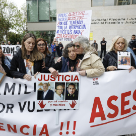 Concentración de víctimas y damnificados por la DANA.