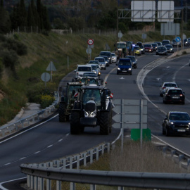 Marxa lenta de la pagesia a la C-14, a Montblanc.