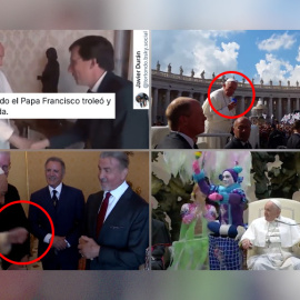 Algunos momentos del Papa Francisco destacados en las redes.