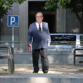 Lluís Prenafeta, arribant a l'Audiència Nacional l'abril del 2017, en una imatge d'arxiu.