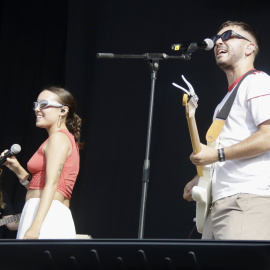 Imatge d'arxiu del duet Ginestà al Canet Rock 2024.