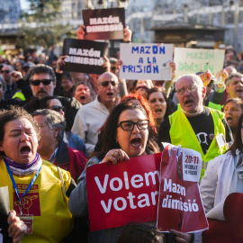 Imagen de archivo de una de las manifestaciones ciudadanas de València.