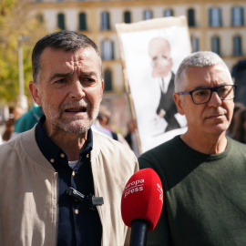 El coordinador federal de IU, Antonio Maíllo, durante un acto en Málaga. Imagen de archivo.