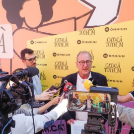 el president d'Òmnium Cultural, Xavier Antich, ha fet una crida a defensar de manera "activa" el català per Sant Jordi.