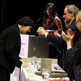 Montserrat Úbeda, premiada amb la Creu de Sant Jordi 2019.