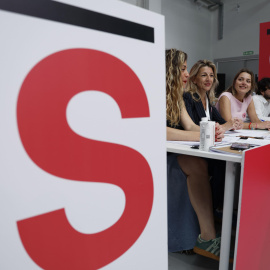 El partido Movimiento Sumar, celebra la primera reunión del Grupo Coordinador elegido en su reciente asamblea, el 27 de abril de 2025.