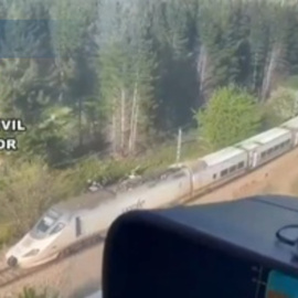 Evacúan a 280 pasajeros de un tren parado en las proximidades de Bembibre (León)