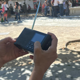 Imagen de un transistor el día del gran apagón.