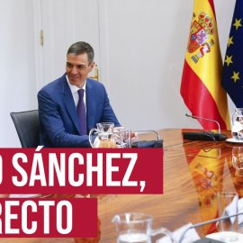 Imagen de la reunión del Consejo de Seguridad Nacional de esta mañana, junto al rey