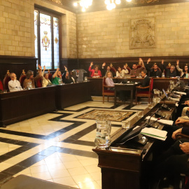 El plenari de l'Ajuntament de Girona, en una imatge d'arxiu