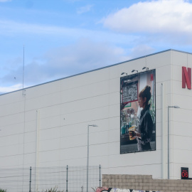 Fachada de la sede de Netflix, en Tres Cantos, Madrid.