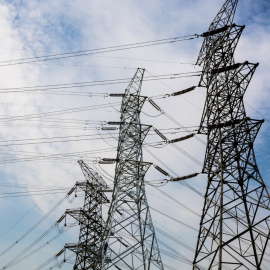 Torres de alta tensión.