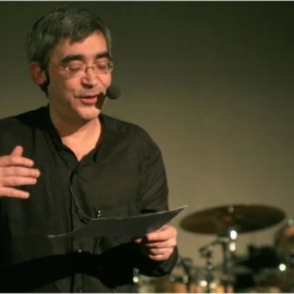 Xavier García López, en la imatge d'arxiu d'un acte.