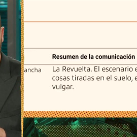 Jorge Ponce lee las quejas de los espectadores en 'La Revuelta'.
