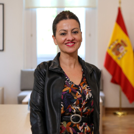 La ministra de Juventud e Infancia, Sira Rego, en su despacho del ministerio.