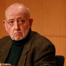 Joan de Sagarra, fill de Josep Maria de Sagarra, ha assistit a la presentació de l'acte d'homenatge a Josep Maria de Sagarra