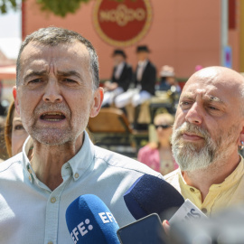 El coordinador federal de IU, Antonio Maíllo, en Sevilla. Imagen de archivo.