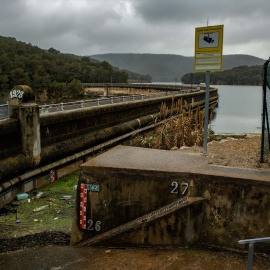 Embalse de Foix, situado en Castellet y Gornal (Barcelona)