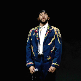 Imagen de archivo del cantante Bad Bunny durante un concierto en Colombia, a 7 de junio de 2024.