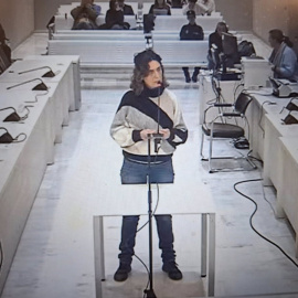 Imagen de archivo de Iratxe Sorzabal en un juicio ante la Audiencia Nacional.