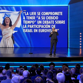 Andreu Buenafuente habla sobre la participación de Israel en Eurovisión en 'Futuro imperfecto'.