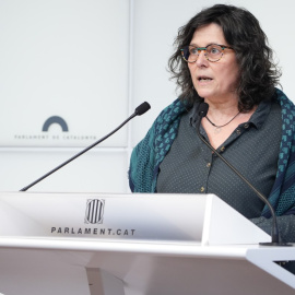 La diputada de la CUP al Parlament Pilar Castillejo, en una imatge d'arxiu.