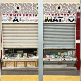 Imagen de la libería Somnis de Paper reubicada en el Mercado de Benetússer durante las reformas del local original por las consecuencias de la DANA.