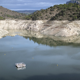 Vista del pantano de Siurana el 24 de noviembre de 2022 en Barcelona.