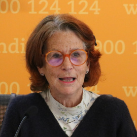 La síndica de Greuges, Esther Giménez-Salinas, en una imatge d'arxiu.