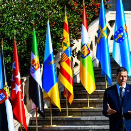 El presidente del Gobierno, Pedro Sánchez, interviene durante la XXVII Conferencia de Presidentes, en el Palacio de la Magdalena, a 13 de diciembre de 2024, en Santander, Cantabria.