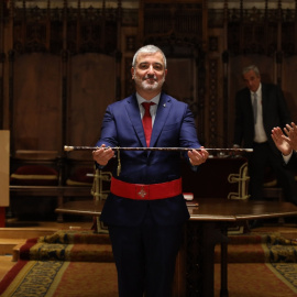 Jaume Collboni, en la seva presa de possessió com a alcalde de Barcelona, el 17 de juny de 2023.