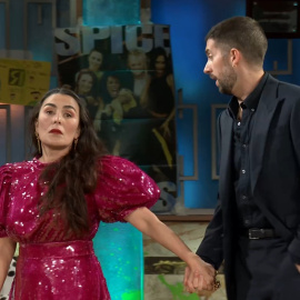 Candela Peña y David Broncano en 'La Revuelta'.