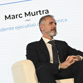 El presidente ejecutivo de Telefónica, Marc Murtra interviene en el foro organizado por el diario 'Expansión'.