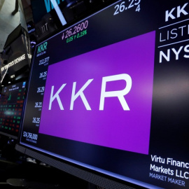 El fondo KKR cotiza en la Bolsa de Nueva York.