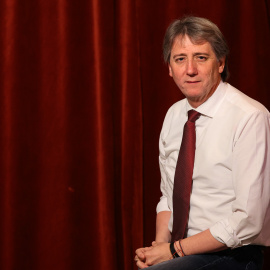 Carlos Martínez, secretario general del PSOE de Castilla y León, tras la entrevista con 'Público'.