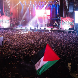 El festival Grimey X Palestina, celebrado en Rivas Vaciamadrid.