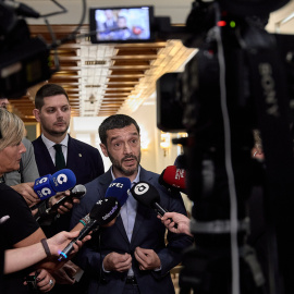 El ministro de Derechos Sociales, Consumo y Agenda 2030, Pablo Bustinduy, este viernes en València.