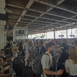 Un extenso corte de electricidad en la zona oeste del departamento francés de Alpes Marítimos incluida la localidad de Cannes el 24 de mayo de 2025.