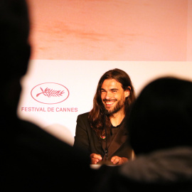Oliver Laxe en la roda de premsa del Festival de Canes.