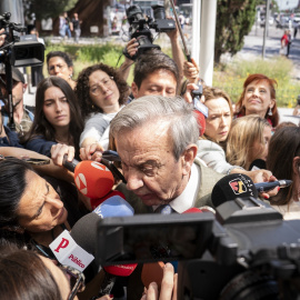 El exasesor sanitario de Ayuso, Antonio Burgueño, a su llegada a los Juzgados de Plaza Castilla, a 26 de mayo de 2025, en Madrid.