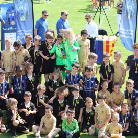 Una edició del torneig de futbol BaseVilobí Solidari