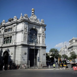Fachada del Banco de España.