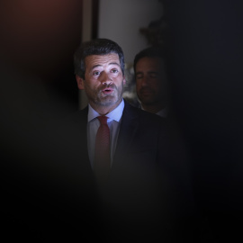 André Ventura, líder de Chega, en una imagen del pasado 20 de mayo en Lisboa.