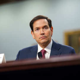 Imagen de archivo del secretario de Estado de EEUU, Marco Rubio, en Washington, a 21 de mayo de 2025.