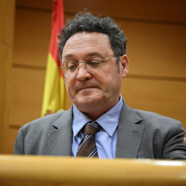 El Fiscal General del Estado, Álvaro García Ortiz, durante su comparecencia en la Comisión de Justicia