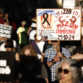 La séptima manifestación para pedir la dimisión del president de la Generalitat, Carlos Mazón, por su gestión de la DANA del 29 de octubre, en València, a 29 de mayo de 2025.