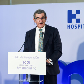 El presidente de HM Hospitales, Juan Abarca Cidón, durante la inauguración del Hospital Universitario HM Madrid Río, en noviembre de 2024.