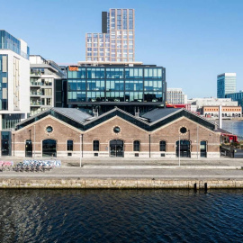 Vista de 'Ten Hanover Quay', el inmueble de oficinas de Dublín adquirido por Amancio Ortega.