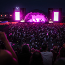 Públic del Primavera Sound a l'escenari Cupra, 6 de juny de 2025.
