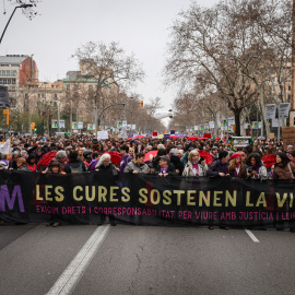 Manifestació del 8M a Barcelona, 8 de març del 2025.